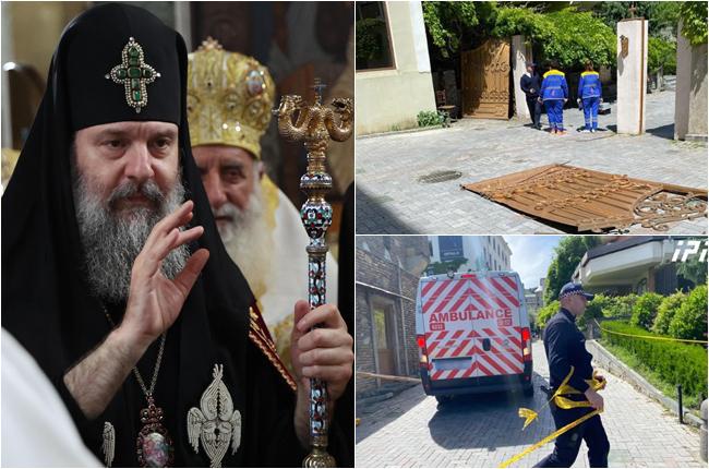 სად იმყოფებოდა პატრიარქი შიო მესამე, საპატრიარქოს ეზოში მომხდარი ინციდენტის დროს?