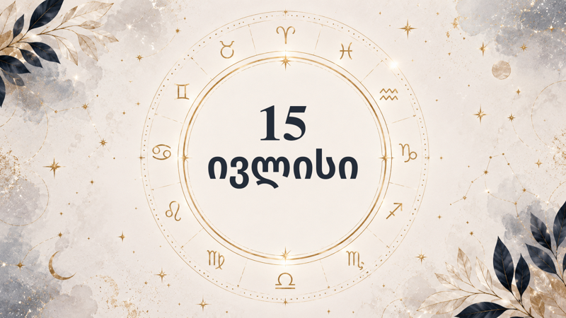15 ივლისის ჰოროსკოპი: ყოველდღიური პრაქტიკული რჩევები ზოდიაქოს ყველა ნიშნისთვის