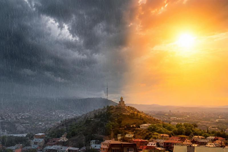 ორი დღის წინანდელი პროგნოზი მოულოდნელად შეიცვალა: წვიმები ძლიერი სიცხის ნაცვლად - როგორი ამინდი გველოდება წინ