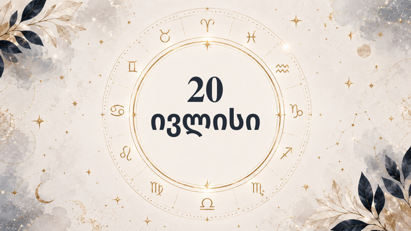ასტროლოგიური გზამკვლევი 20 ივლისისთვის: როგორი იქნება ორშაბათი ზოდიაქოს თორმეტივე წარმომადგენლისთვის