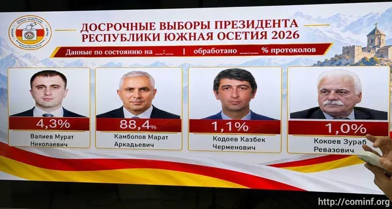 ოკუპირებული ცხინვალის ე.წ. საპრეზიდენტო არჩევნებში მარატ კამბოლოვი ლიდერობს - რა არის ცნობილი მის შესახებ