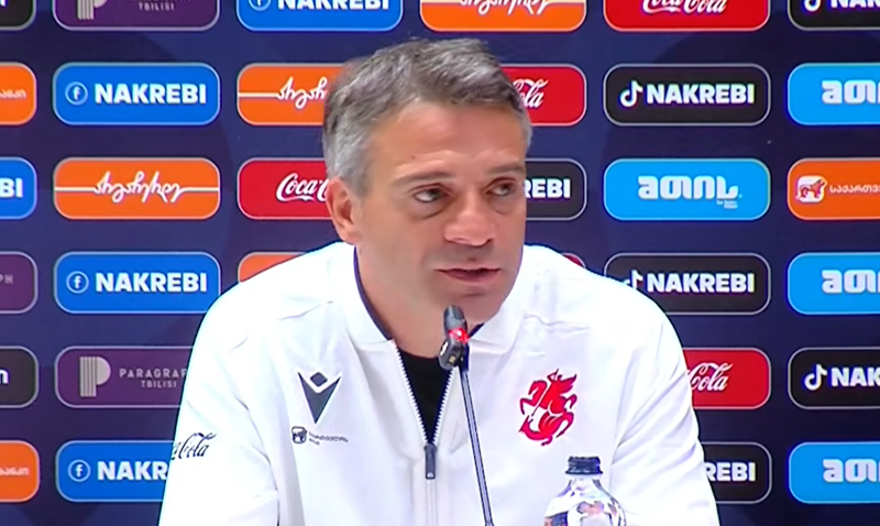 "მინდა, მივმართო მაყურებელს" -  რამაზ სვანაძის პირველი პრესკონფერენცია საქართველოს ეროვნული ნაკრების მთავარი მწვრთნელის რანგში