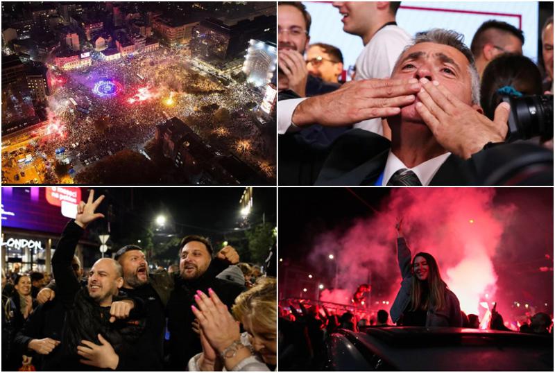 “სერბეთი თავისუფალია, ეს სასწაულია“ - ატირებული ხალხი, ფეიერვერკები და საერთაშორისო გამოხმაურება: რა ხდება ქვეყანაში ალექსანდარ ვუჩიჩის დამარცხების შემდეგ (ფოტო/ვიდეო)