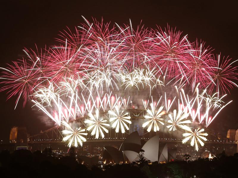 ახალი წლის ყველაზე შთამბეჭდავი ფოიერვერკები