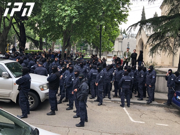 ქაშუეთის ეკლესიასთან სპეცრაზმია მობილიზებული