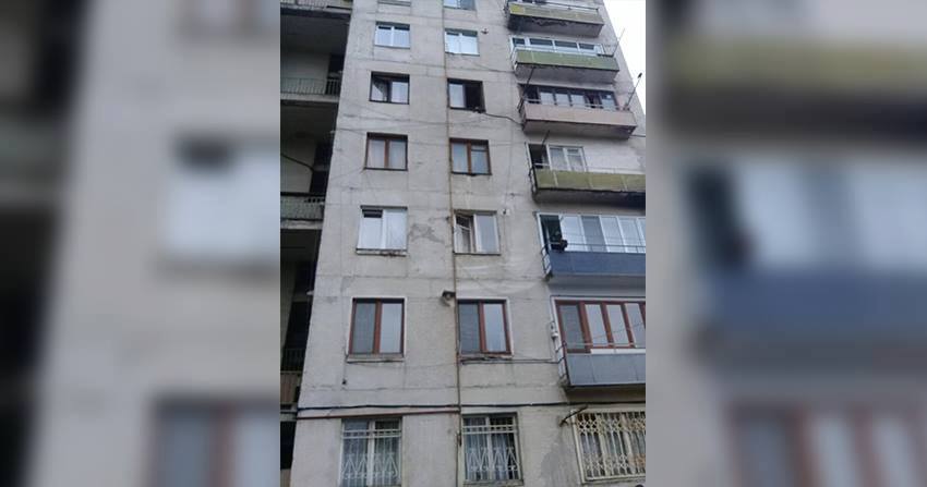 გლდანში საცხოვრებელი კორპუსი აფეთქებას გადაურჩა