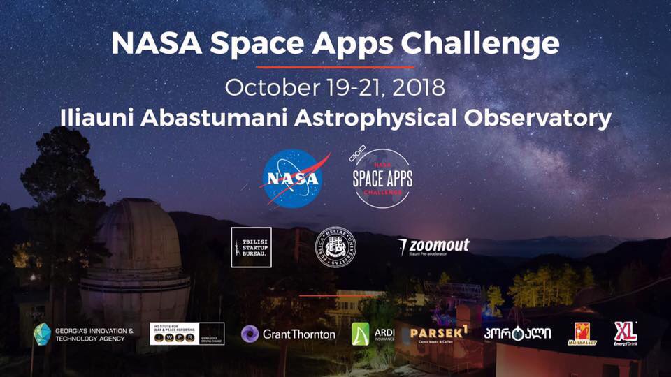19-21 ოქტომბერს ილიაუნის აბასთუმნის ობსერვატორიაში გლობალური ჰაკათონი NASA Space Apps Challenge გაიმართება