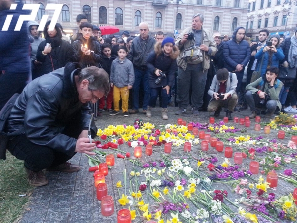 "მშვიდობა ომზე მეტია!: - თავისუფლების მოედანზე რუსული ოკუპაციის წინააღმდეგ აქცია მიმდინარეობს