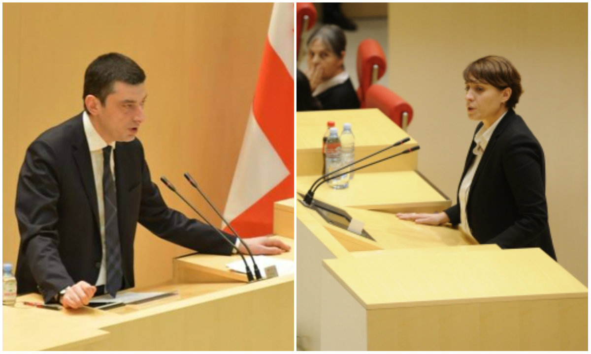 "შინაგან საქმეთა მინისტრი ხართ და მაიმუნობთ აქ!" - კამათი გახარია-ხოშტარიას შორის