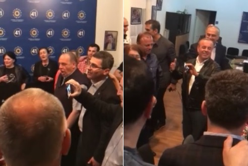 გივი ჭიჭინაძისა და მამუკა მდინარაძის სიმღერა გამარჯვების შემდეგ - როგორ იზეიმეს არჩევნების შედეგები "ქართულ ოცნებაში"