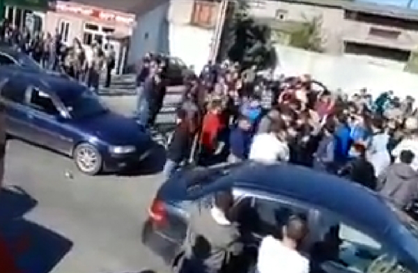 სომხეთ-საქართველოს საზღვარზე მიმოსვლა შეფერხებულია