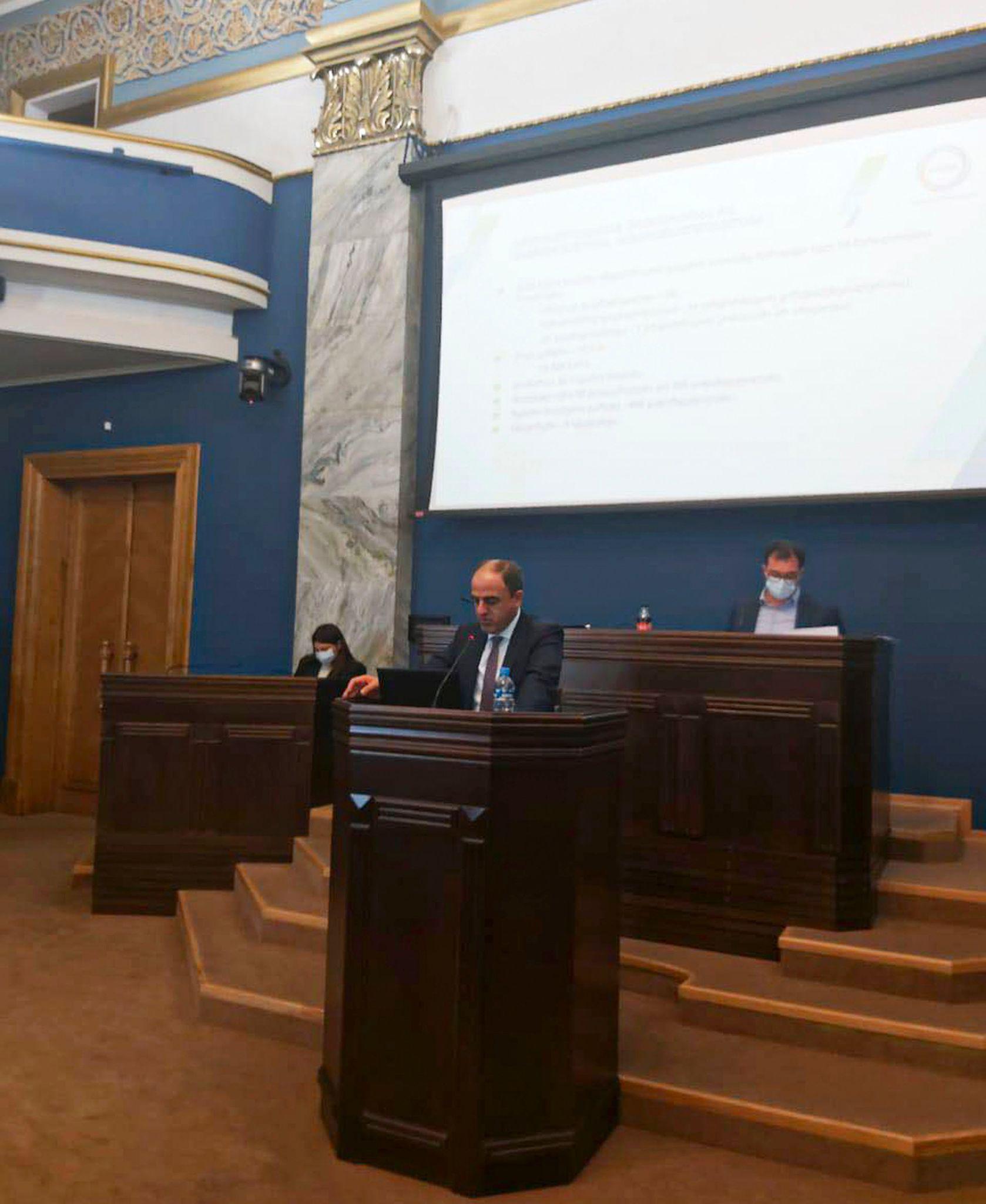 დავით ნარმანიამ საქართველოს პარლამენტში სემეკის საქმიანობის ანგარიში წარადგინა