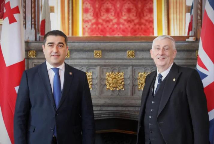 "მნიშვნელოვანი შეხვედრა იყო" -  რაზე ისაუბრეს შალვა პაუაშვილმა და ბრიტანეთის პარლამენტის თემთა პალატის სპიკერმა