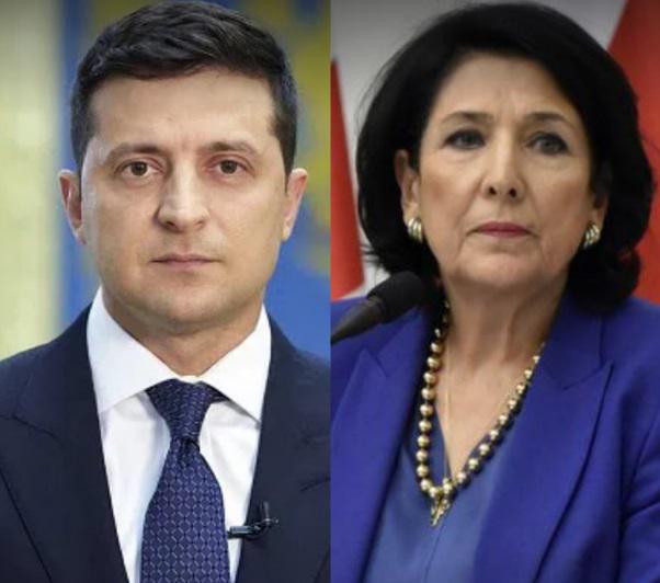 ვლადიმერ ზელენსკი სალომე ზურაბიშვილს მხარდაჭერისთვის მადლობას "ტვიტერზე“ ქართული ტექსტით უხდის
