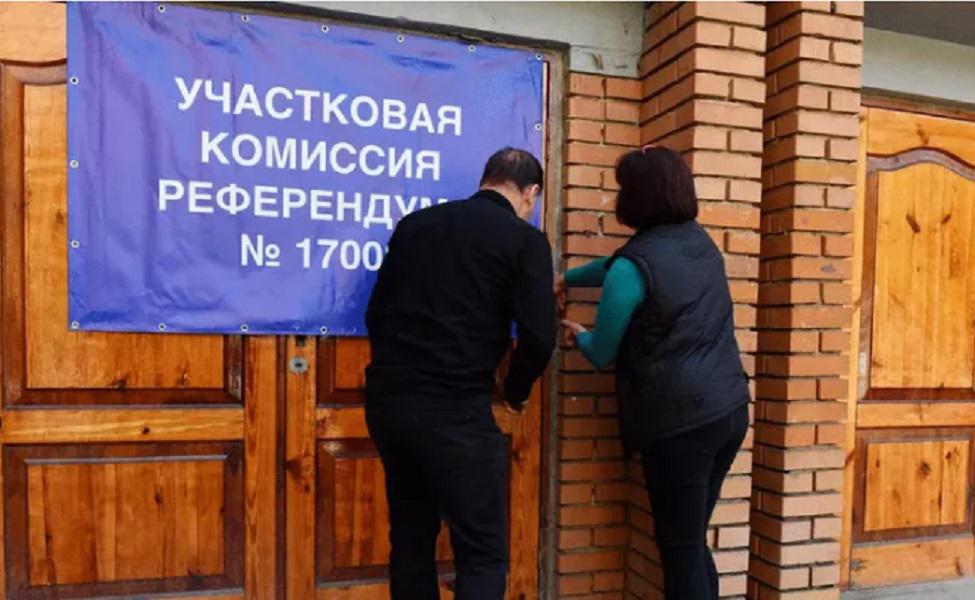 რუსეთის მიერ ოკუპირებულ ტერიტორიებზე ე.წ. რეფერენდუმების ფარგლებში ხმის მიცემის პროცესი დაიწყო