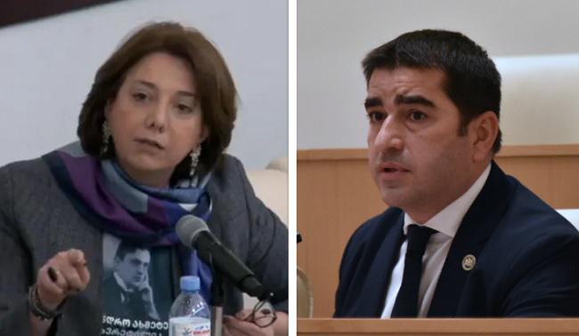"ქალბატონო სალომე, ბოღმის ერთი წუთი გექნებათ მოგვიანებით" - პაპუაშვილი სამადაშვილს