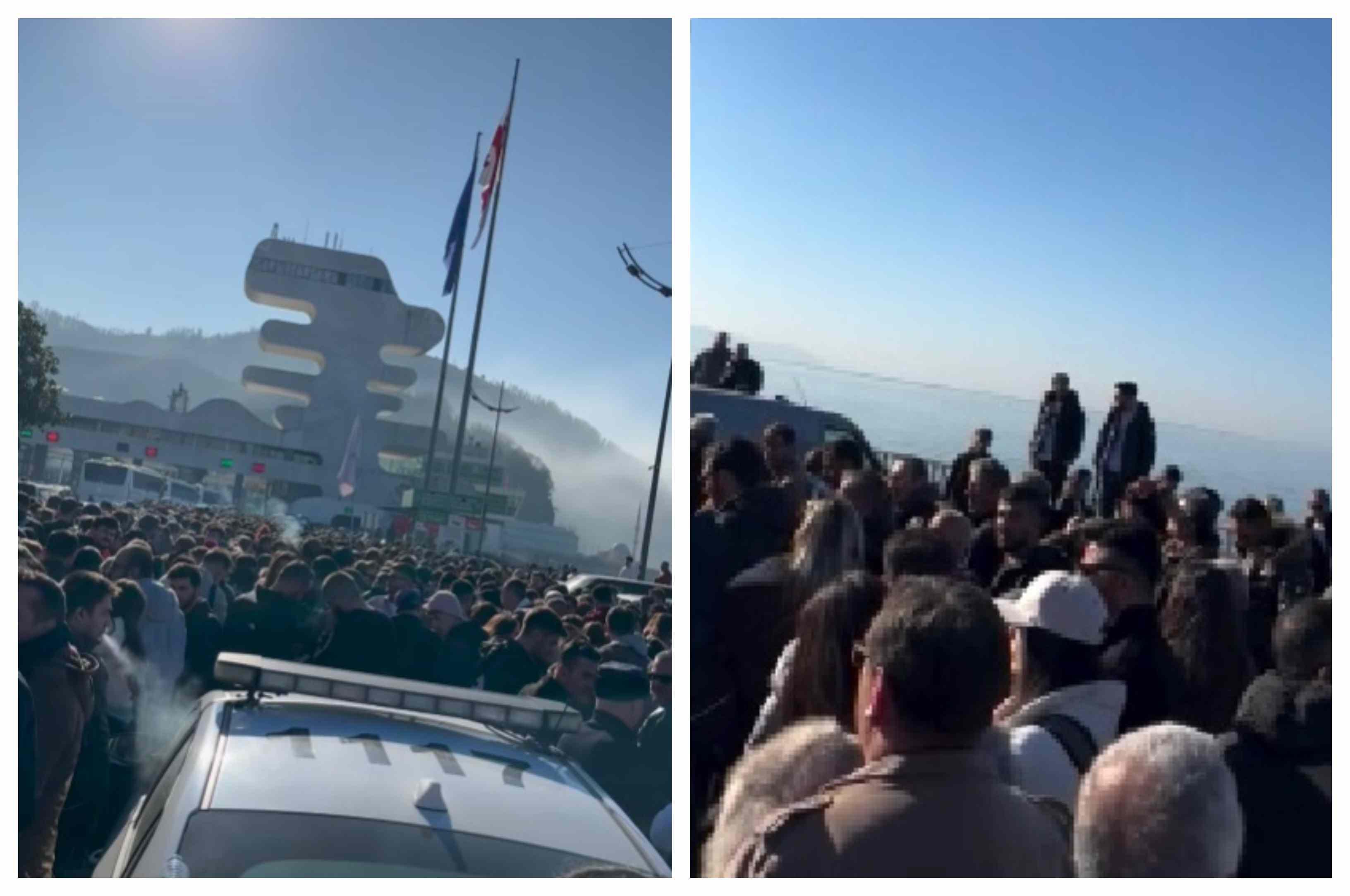 თურქი ტურისტების "შემოსევა" ბათუმში და რიგები სარფის საბაჟოზე - საახალწლოდ ჩამოსული ტურისტების საზღვარზე გადაღებული კადრები და ბათუმელების კომენტარები