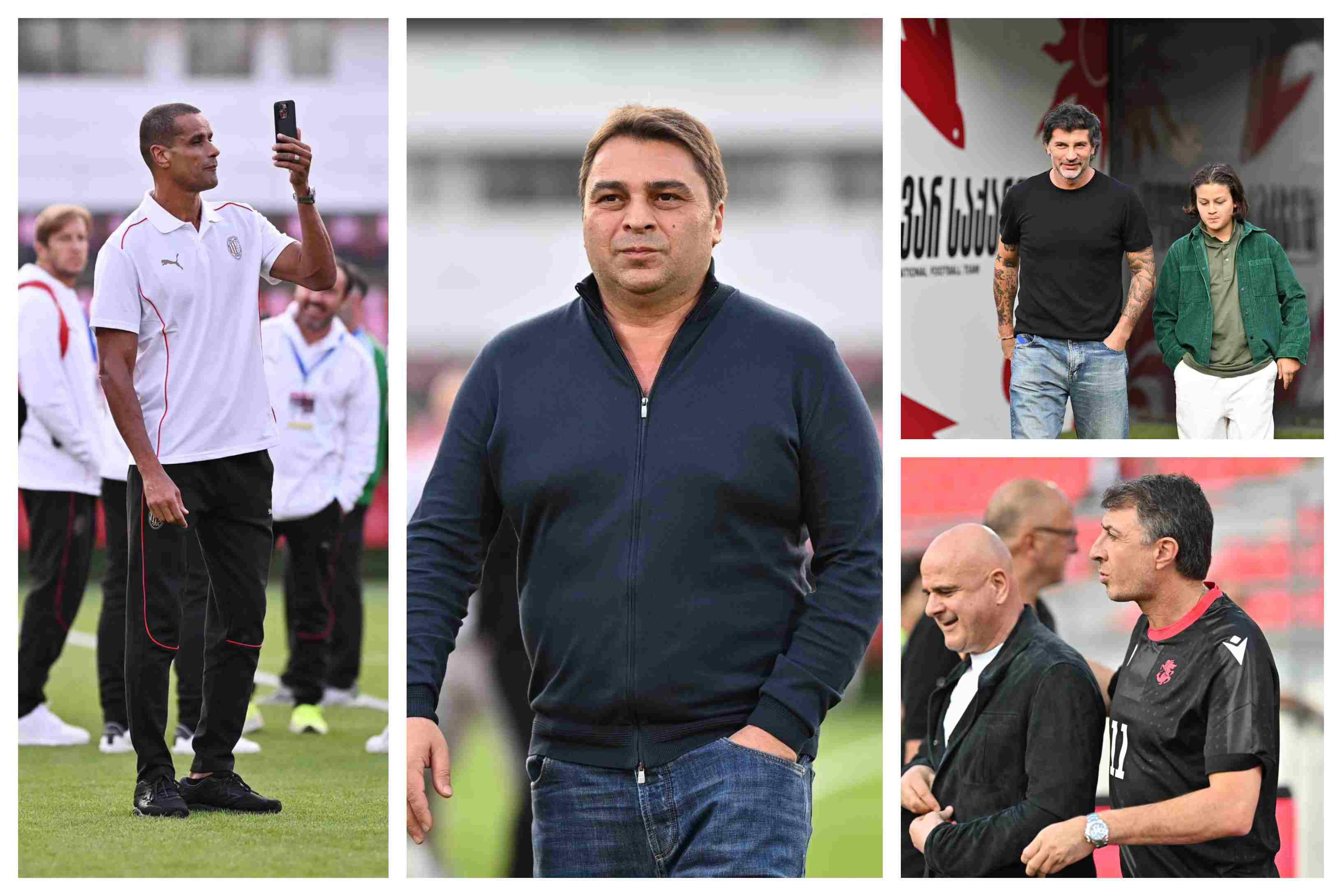 ფოტოები მესხის სტადიონიდან, სადაც ლეგენდების ამხანაგური მატჩი მიმდინარეობს
