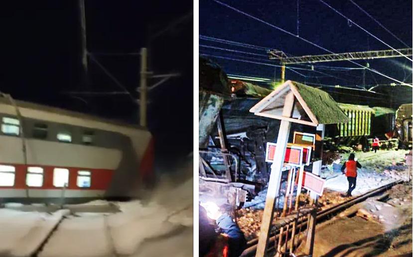 რუსეთში, სამგზავრო მატარებელი, რომელშიც 326 მგზავრი იმყოფებოდა, სატვირთო მატარებელს შეეჯახა - არის მსხვერპლი
