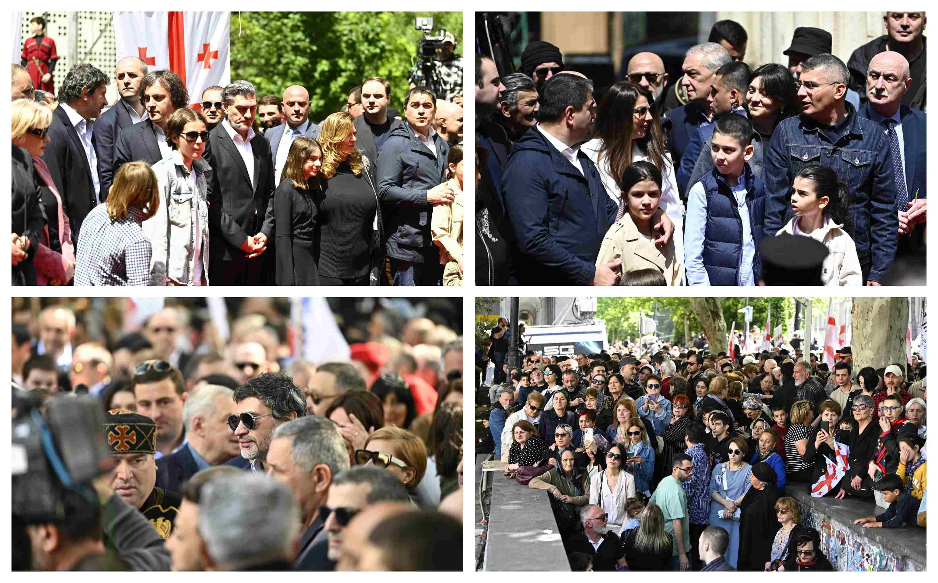 კალაძე შვილებით, პაპუაშვილი, ყაველაშვილი და მდინარაძე ოჯახებით... - ვინ ვისთან ერთად ესწრება ოჯახის სიწმინდის დღეს (ფოტოები)