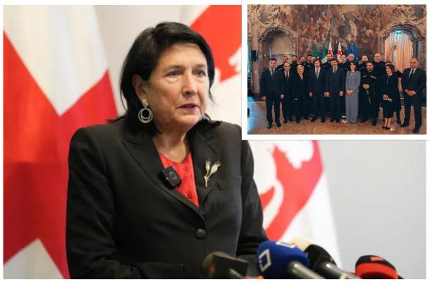 "მილანში საკონსულო 2023 წლიდან ოპერირებს... ვადაგასული "გახსნის“ ცერემონია, ნახევარი ე.წ. მთავრობის მონაწილეობითა და ზარ-ზეიმით, რით უნდა აიხსნას?" - ზურაბიშვილი