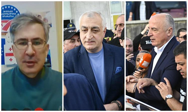 “ყვარყვარეს ციხეში ჯერ კიდევ ეტევიან პატიმრები, თუმცა მალე კარები აუცილებლად გასკდება და ყველას თავისი ადგილი მიეჩინება“ - მიხეილ სააკაშვილი მამუკა ხაზარაძისა და ბადრი ჯაფარიძის დაკავებაზე
