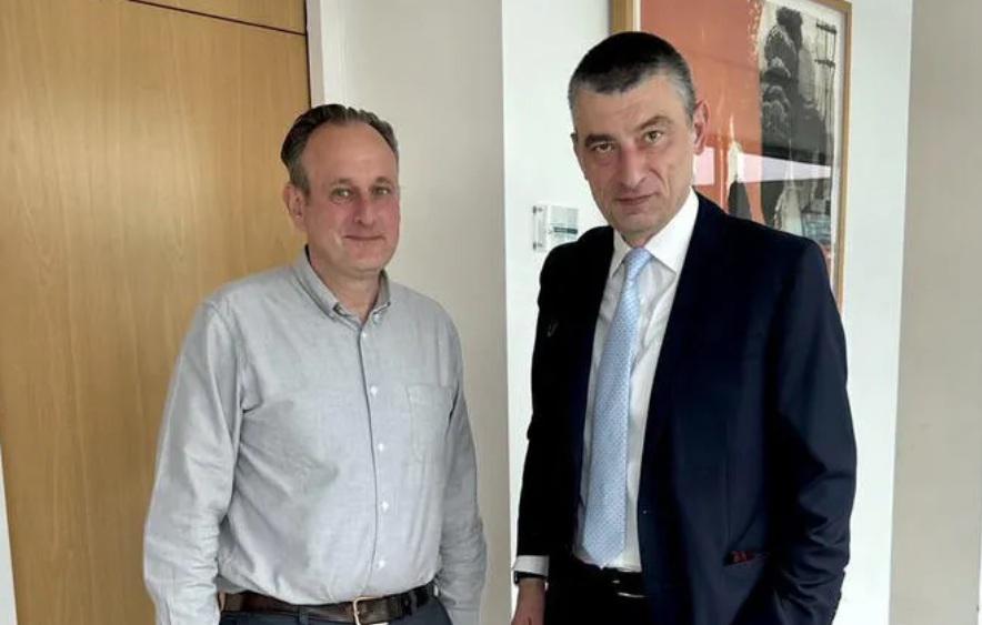 გიორგი გახარია ბერლინში "სოციალ-დემოკრატიული პარტიის“  საერთაშორისო მდივანს შეხვდა