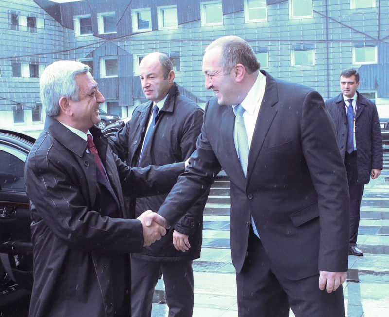 გიორგი მარგველაშვილი სომხეთის პრეზიდენტს შეხვდა 