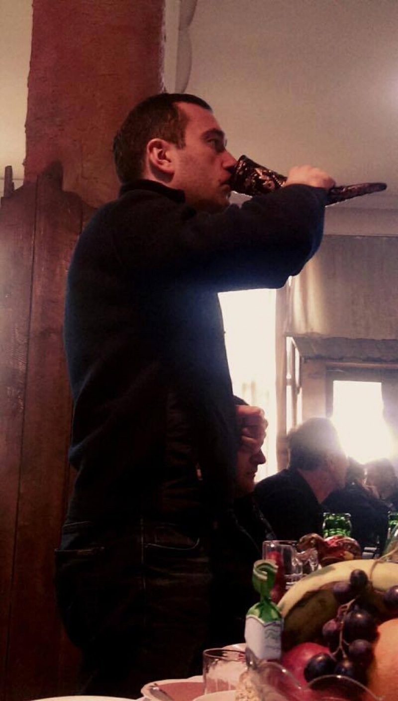 თავდაცვის ყოფილი მინისტრი ირაკლი ალასანია ყანწით