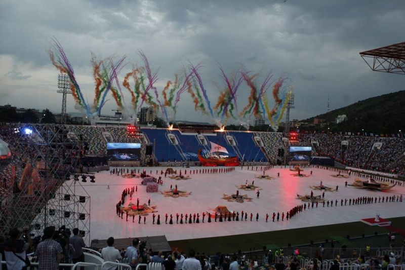 "თბილისი 2015"-ის გახსნის ცერემონიალის ყველაზე შთამბეჭდავი მომენტები - ფოტორეპორტაჟი სტადიონიდან