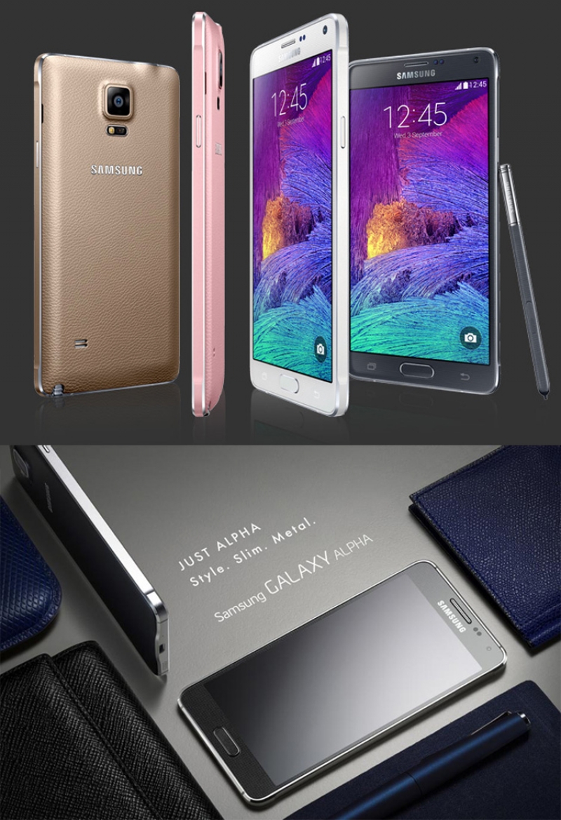 Samsung Galaxy Note 4-ისა და Samsung Galaxy Alpha-ს შეძენა უკვე შესაძლებელია