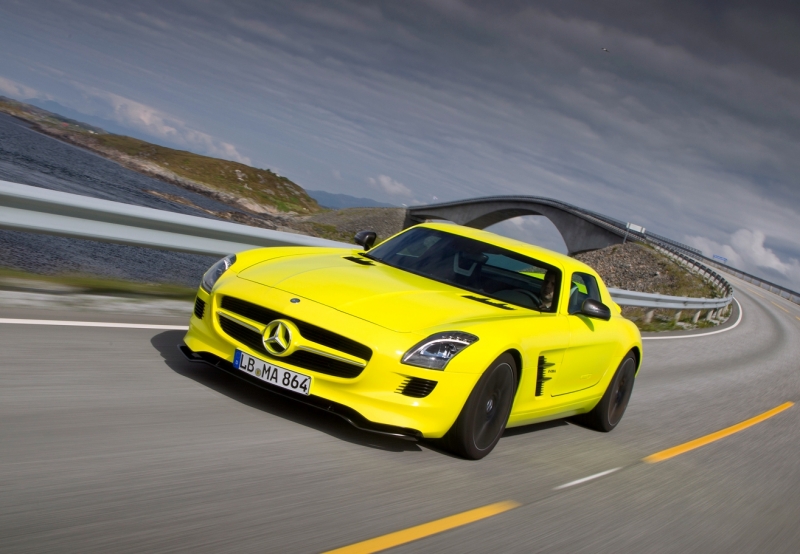 SLS AMG E-CELL – "მერსედესის" სუპერ ელექტრომობილი