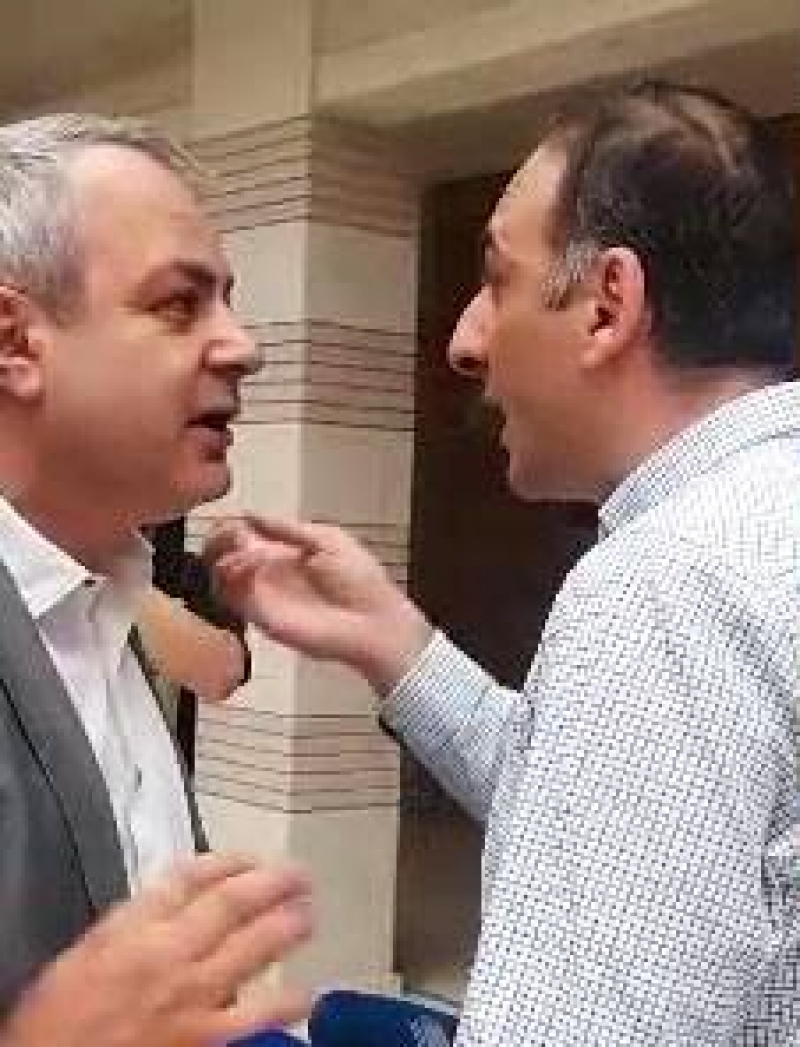 "მექრთამე ხარ, ნაძირალა და არაკაცი" - სიტყვიერი დაპირისპირება საკრებულოში ალეკო ელისაშვილსა და დიმიტრი მოსულიშვილს შორის