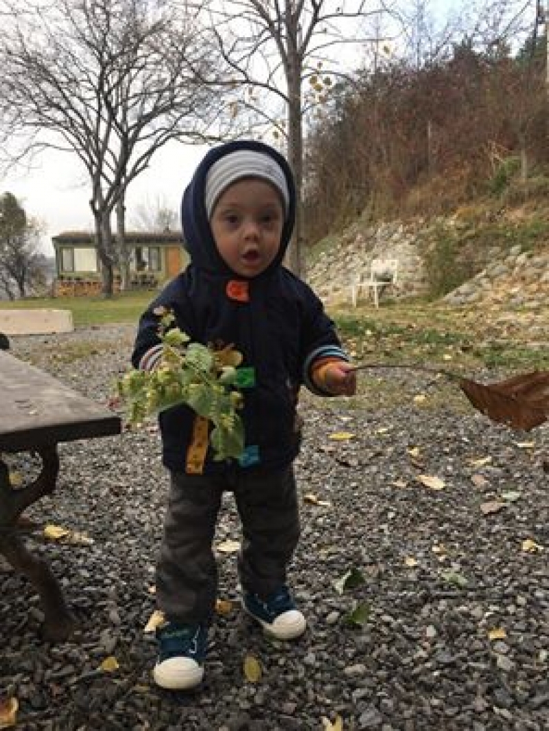 "თემო და შემოდგომა" - როგორ ერთობა პრეზიდენტის პატარა შვილი შემოდგომის დღეებში