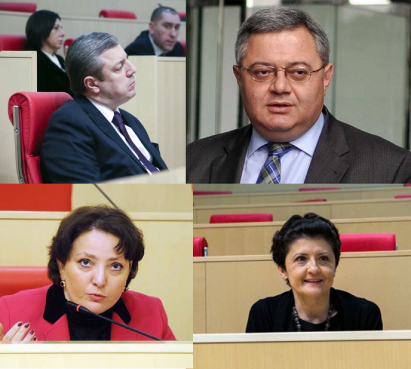 "გიორგი მარგველაშვილი სანიმუშო მთავარსარდალია" - პრემიერი, პარლამენტის თავმჯდომარე და მინისტრები პრეზიდენტის გამოსვლაზე