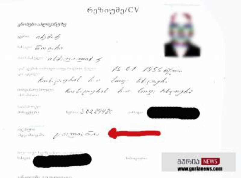 საჯარო მოსამსახურეთა CV- ები  - "ცოლიანია", "საშვალო განათლებით" და ა.შ. (+6 ფოტო)