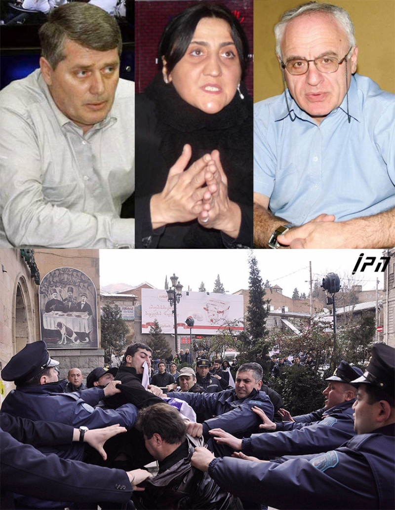 ღირსეული ქართველი ირმა ინაშვილი, "მედიის ბერი" დავით აქუბარდია და "ფსიქოლოგიის ბერი" რამაზ საყვარელიძე - მოროშკინა "კინოს სახლთან" დაპირისპირებაზე