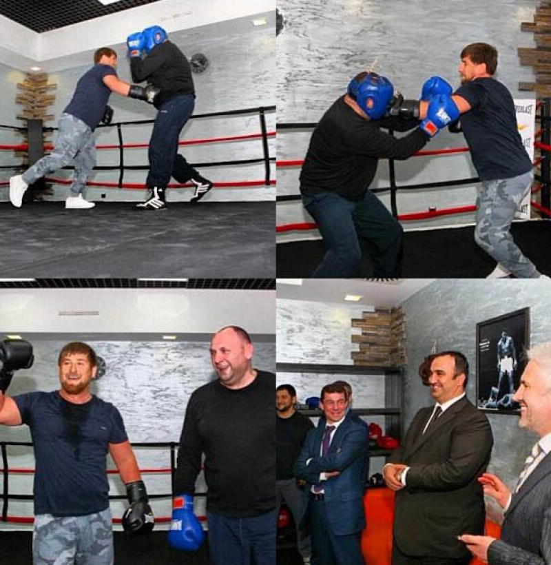 კადიროვმა რინგზე სპორტის მინისტრი ცუდი მუშაობისთვის დასაჯა