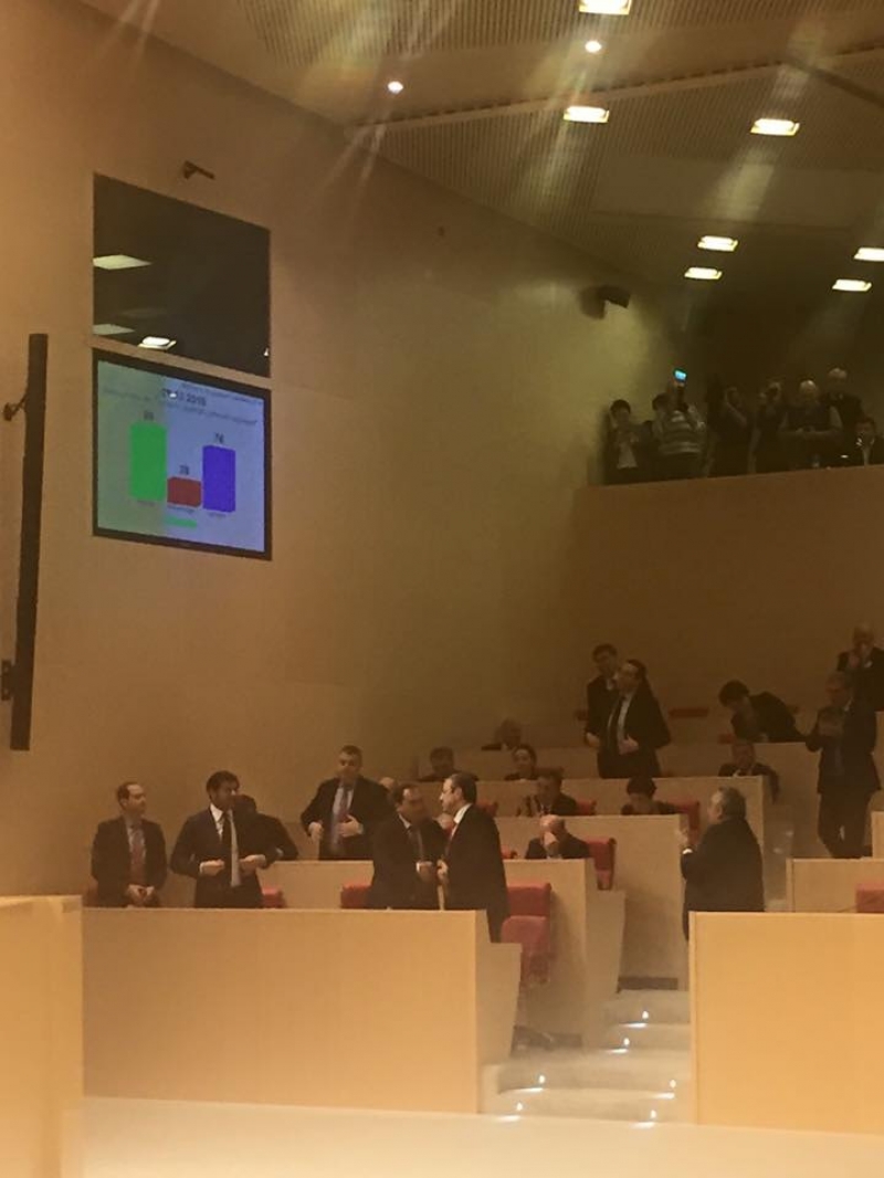 86 ხმით ახალი მთავრობა დამტკიცებულია