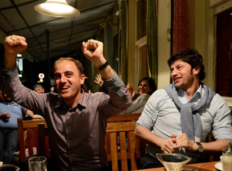 ნარმანიამ მადრიდის "რეალს" კალაძესთან ერთად უგულშემატკივრა - ემოციური ფოტოკადრები