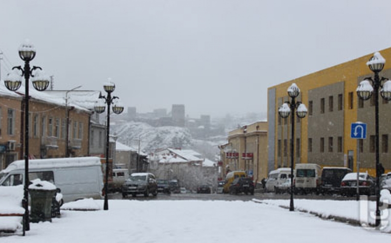 ახალციხეში თოვს