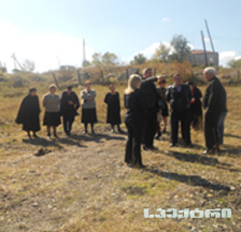 გურჯაანში თვითნებურად გასხვისებულ ტერიტორიაზე პროზექტურას აშენებენ