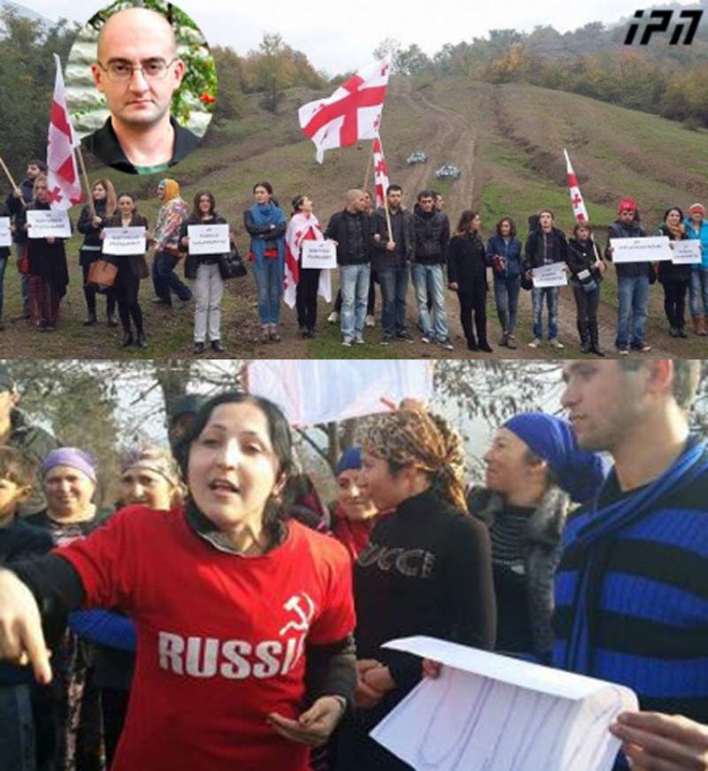 "ათასი ჯურის ბოზები, ბერძენიშვილები, ზაქარეიშვილი და ა.შ. იხვევდნენ ამ ყველაფერს ხელზე" - ცოტნე გამსახურდია ავარელების აქციაზე