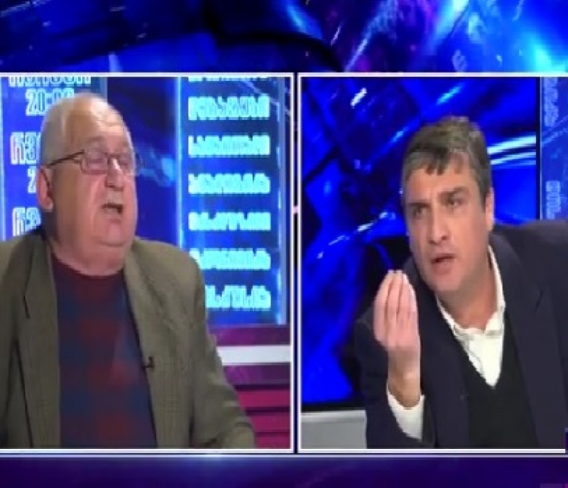 „უზრდელი და თავხედი ხარ“ - ჭიქების სროლა და ჩხუბი პირდაპირ ეთერში ბათიაშვილსა და შუბლაძეს შორის