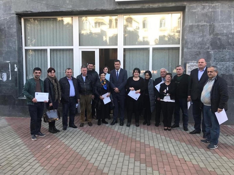 ადვოკატთა ასოციაციის თავმჯდომარეობის კანდიდატი დავით ლანჩავა ოზურგეთში ადვოკატებს შეხვდა