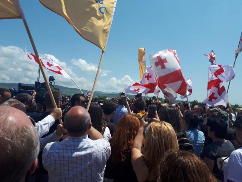 სოფელ ბერშუეთში, საოკუპაციო ხაზთან საზოგადოების ერთი ჯგუფის აქცია დასრულდა