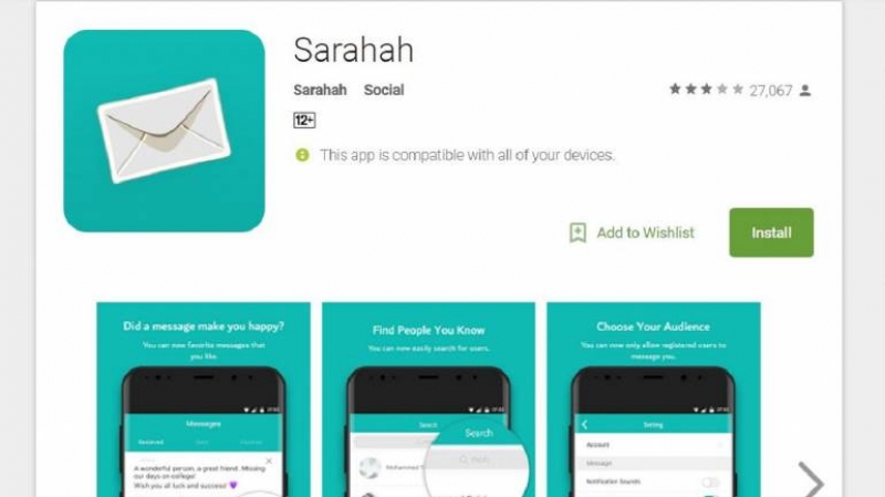 აპლიკაცია "Sarahah" თქვენი ტელეფონიდან კონტაქტებს "იპარავს"